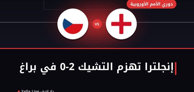 إنجلترا تهزم التشيك بثنائية جوردون وكين في دوري الأمم الأوروبية